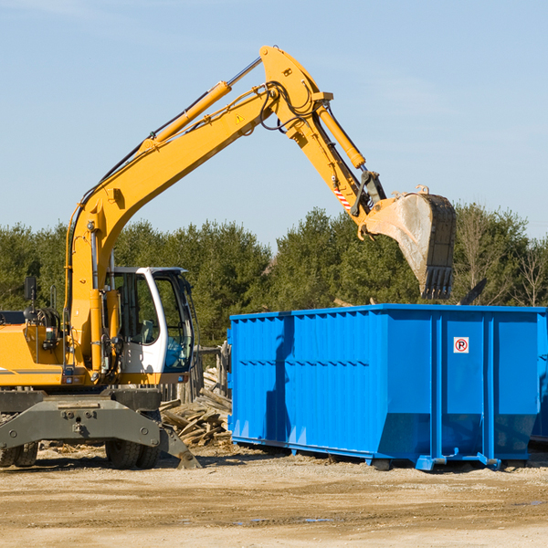 what size residential dumpster rentals are available in Schenectady NY